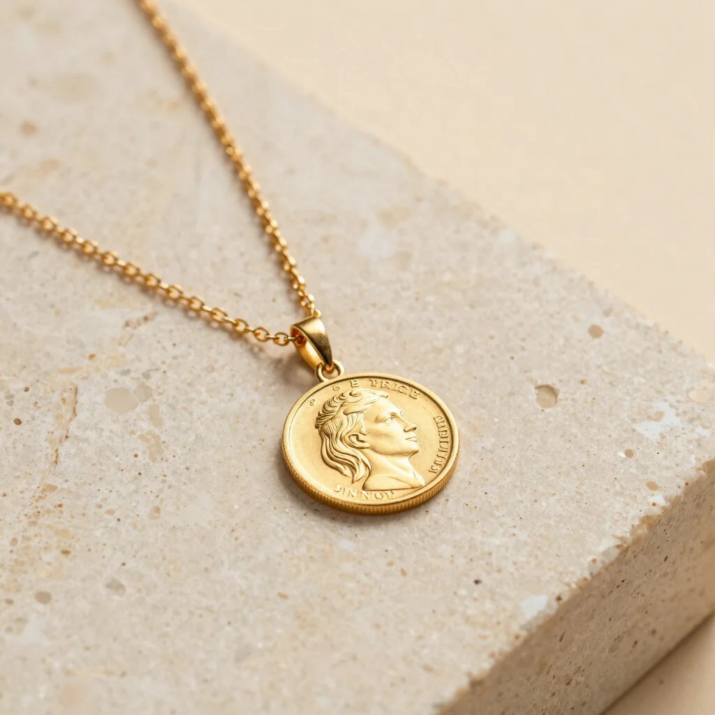 Elysian Sunburst Coin Pendant