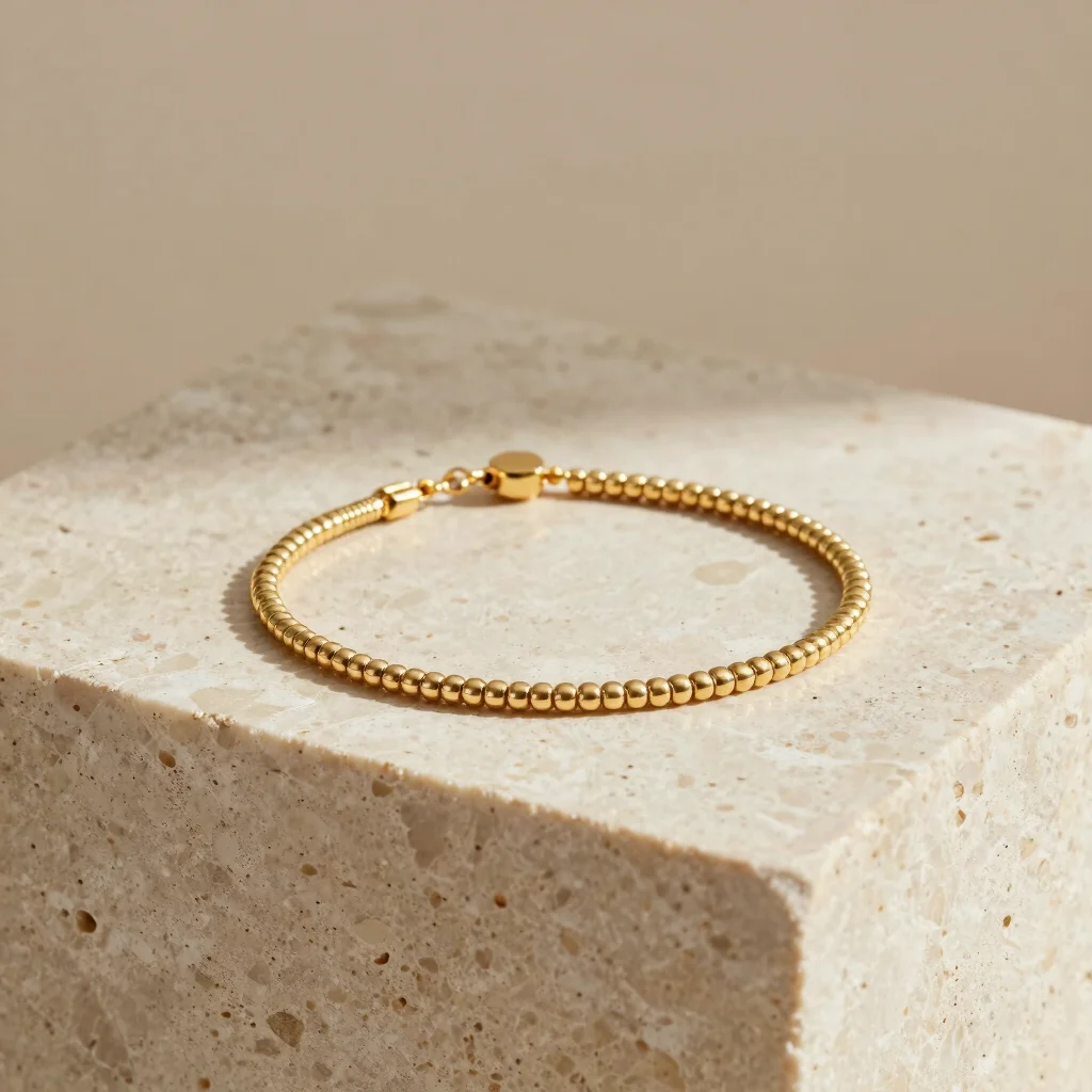 Valeria Minimalist Beaded Anklet